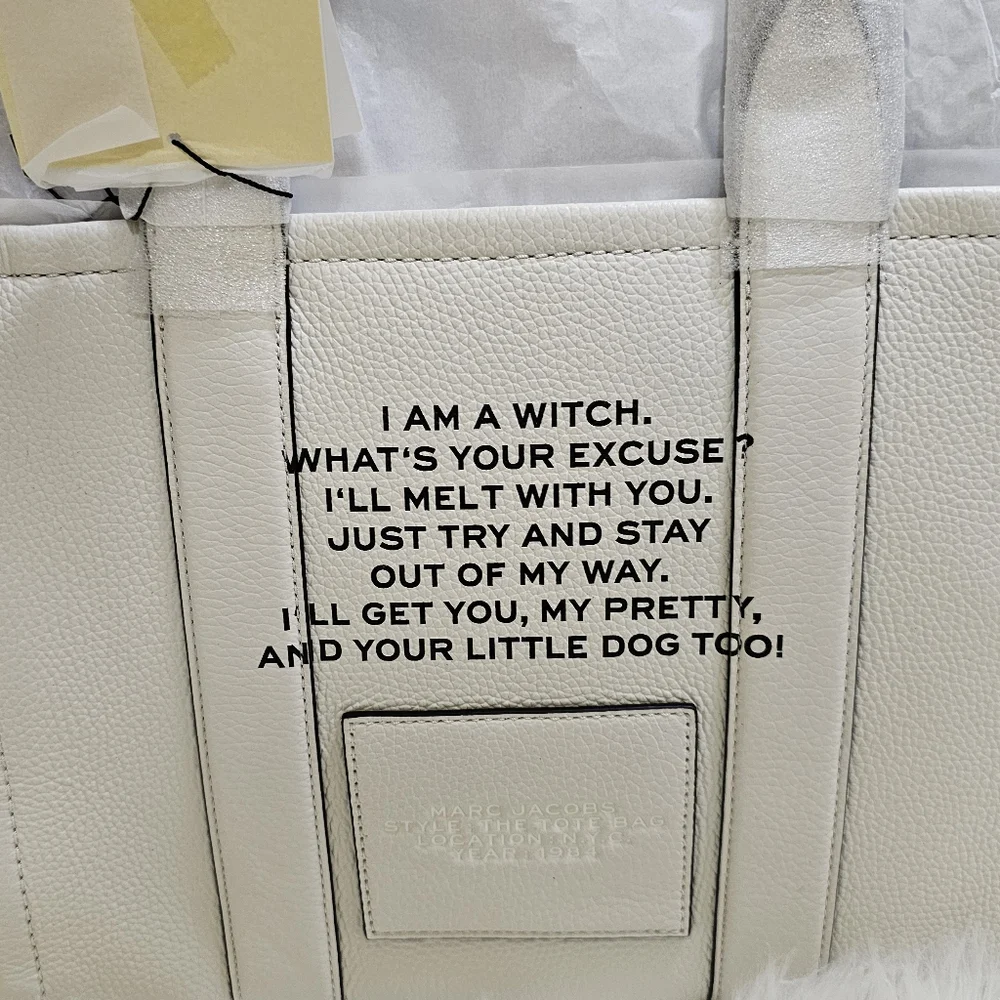 🎶🧙HOST PICK🧙‍🎶MARC JACOBS X WIZARD OF OZ THE WICKED WITCH TOTE BAG+BAG CHARM - Picture 6 of 15
